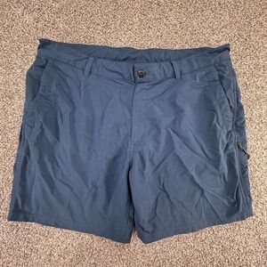 The North Face Flash Dry‎ Shorts Mens 40 Blue Chino Flat Front Casual Hiking